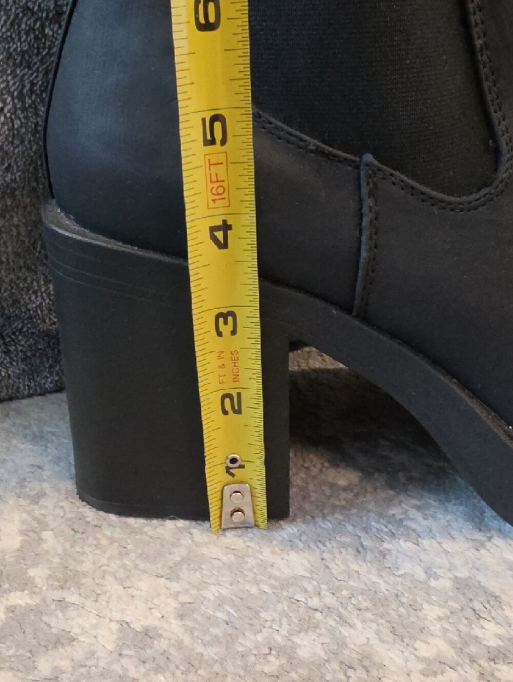 Torrid Black Women's Platform Ankle Boots - Classic Chunky Heel - Picture 6 of 6